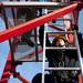 Emergency rescue technician Kevin Dillen climbs a crane at the construction site of First and Washington streets for a training exercise on Sunday. The simulation occurred 164 feet above ground. Daniel Brenner I AnnArbor.com